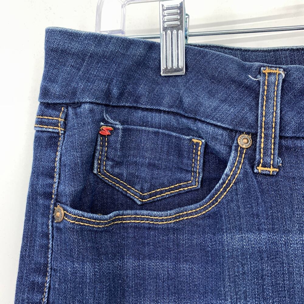 Seven7 Womens Size 14 Skinny Jeans Medium Wash Stretch Denim Mid Rise - Picture 4 of 6